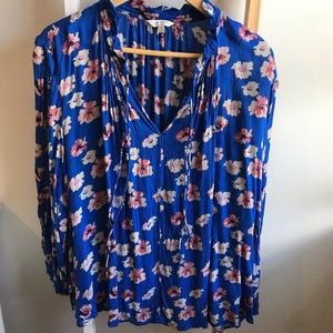 Lucky Brand - Blue Floral Blouse